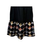 Anthropologie Othilia Quilted Hem Black Ruched Smocked Top Sundress NWTS size XL Photo 5