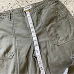 frame denim FRAME Le Service Cargo Military Straight Leg Crop Pants Green (Size 29) preppy Photo 5