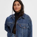 Levi's Women’s Baby Bubble Trucker Jacket Size S Photo 14
