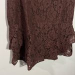City Chic NWT CITY‎ CHIC Sienna Lace Dress In Mocha Brown Size XS/14 Photo 9