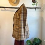 Haptics Brown Plaid Soft Single Button Blazer Jacket Size 1X NEW with tags Photo 5