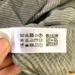 ZARA  ZW COLLECTION FLORAL EMBROIDERED PAJAMA SHIRT in Gray Photo 12