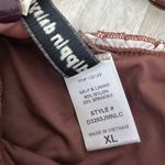 Dippin' Daisy's  Brown Pink Rose Floral Bikini Swimsuit Set Size XL Photo 2