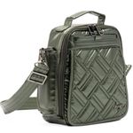 LUG Flapper Purse SE Convertible Crossbody Bag Purse Green Metallic Photo 0