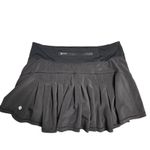 Lululemon Run Pace Setter Black Skort Size: 6 Photo 4