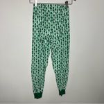 Carters Christmas tree pajama set long sleeve pants women’s size XS green‎ white Green Photo 5