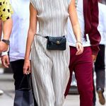 Aquazzura Powder Puff Pompom metallic silver lurex flat mules slippers size 36 Photo 16