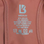 Buff Bunny Womens Tank Top Pink Sleeveless Halter Neck Stretch Racer Back M Photo 3