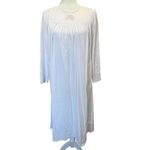 The Vermont Country Store Long Sleeve Cotton Nightgown Pale Pink Size XS Photo 1