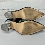 Privileged  Audra Black Floral Ankle Bootie Heels Shoe Size 10 Photo 3