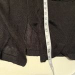 J. Jill‎ Linen Blend Sleeveless Duster Knit Cardigan SZ Small Black Coastal NEW Photo 11