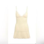 SKIMS  Cotton Lace Slip Dress – Butter – Size M – NWT Photo 1