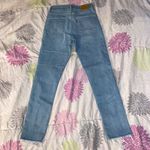 Levi's Premium 721 High Rise Vintage Skinny Ankle Fray Mom/ Boyfriend Patch Jeans Women Size 27 Photo 2
