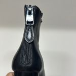 Coach Black Ankle Booties with Scalloped Trim Photo 10