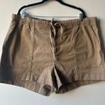 Banana Republic High Waisted Chino Shorts Khaki Sz XXL NWT Photo 0