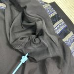 Ann Taylor LOFT Jacket Blazer Fringe Trim Aztec Blue White Black Size Womens 4 Photo 4