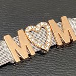 MOM Stainless Steel Mesh Slider Belt Buckle Clasp Bracelet 22.1g Photo 8