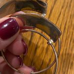 American Eagle Rose Gold Slide Hoop Earrings Photo 3