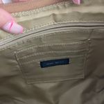 Nine West Vintage Y2K Tan Brown Faux Leather Canvas Lattice Shoulder Bag Purse Photo 11