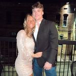 Gold Shimmer One Shoulder Dress Size M Photo 4