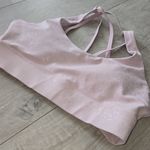 Zyia Sports Bra Reflective Cheetah Print Pink Activewear Preppy Soft Girl Leopar Size M Photo 1