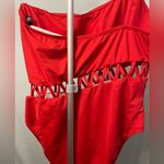 Kenneth Cole Kenneth‎ Cole one piece red Swimsuit! 👙⚡️ size XL Photo 3