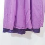 Adrianna Papell Chiffon Beaded Purple Maxi Dress Long Gown Photo 14