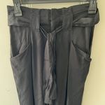 Guess Black Skinny Highwaisted Paperbag Waist Dress Pants Slacks Size 0 NWT Photo 2
