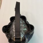 Dooney & Bourke  Black Leather Pull String Bucket Shoulder Handbag VINTAGE Photo 8