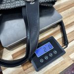 Coach Soho Satchel Shoulder Bag Signature Canvas Print Black Buckle Y2K Leather Photo 15