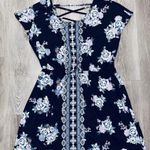 Maurice's Women’s Floral Stretchy Crisscross Back Short Sleeve Dress Size XL Photo 3