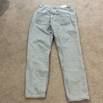 ZARA  light wash size 4 ripped mom jeans Photo 1
