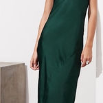 Banana Republic  Green Slip Maxi Dress Photo 0