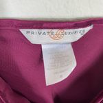 Vintage Private Luxuries Wine Lace Top Nightgown Chemise Slip Dress Size M Purple Size M Photo 3