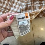 Timberland  NWOT Orange/Beige Checkered Scarf OS Photo 3