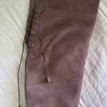 Top Moda Brown suede knee high boots Photo 1