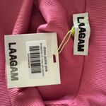 Revolve LAAGAM NWT Jackie Gialla Midi Dress in Pink XS Photo 6