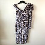 Lavish Lice Lavish Alice Leopard Print Velvet Dress US 6 Photo 7
