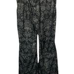 Athleta Black Damask Print Straight Leg Snowboard Pants 14 Photo 1
