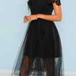 SheIn Black High Neck Dress  Photo 1