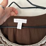 Charter Club Size Large Boho Embroidered Cotton Modal Mini Dress Artsy Photo 6