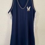 MLB Milwaukee Brewers Baseball Tank Top Sporty Athleisure Summer Casual XL Blue Photo 0