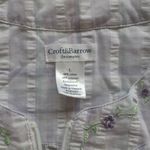 Croft & Barrow  Lavender Striped Floral Night Gown Robe SIZE L Photo 1