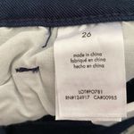 We Wore What  True Flare Stretch Twill Demin Jean Size 26 in French Navy NWT Photo 7