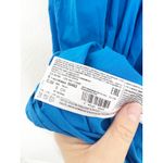 Mango  Cobalt Blue Long Maxi Dress Ruffles Size Small Babydoll Preppy Art Chic Photo 6