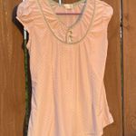 Y2K cute lightweight polka dot print sleeping shirt Multi Photo 3