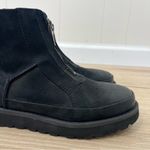 UGG  Black Deconstructed Front Zip Boot Photo 7