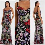 Mac Duggal  67473 Womens FLORAL EMBROIDERED LACE SWEETHEART GOWN Photo 2