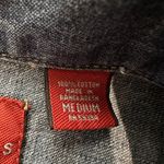 At Last Athlas blues Blue Denim Sleeveless Vest size M Photo 5