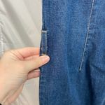 Faded Glory Vintage  women's blue denim collared button sleeveless dress cotton S Photo 4